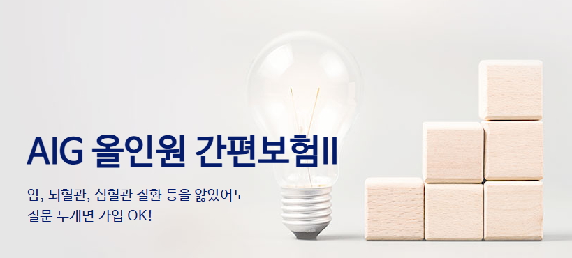 AIG 올인원 간편보험